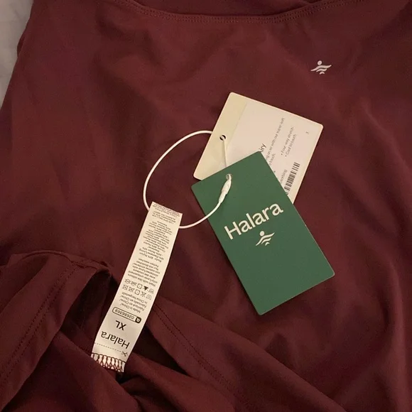 NWT HALARA Backless Twist Dance Active Dress - Easy Peezy sz XL - Picture 4 of 11